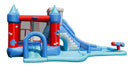 Castello Giostra Gonfiabile Acquatico Splash Park con Pompa Happy Hop