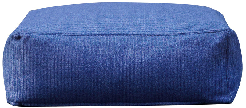 Cuscinone Pouf 90x90x38 cm Blu