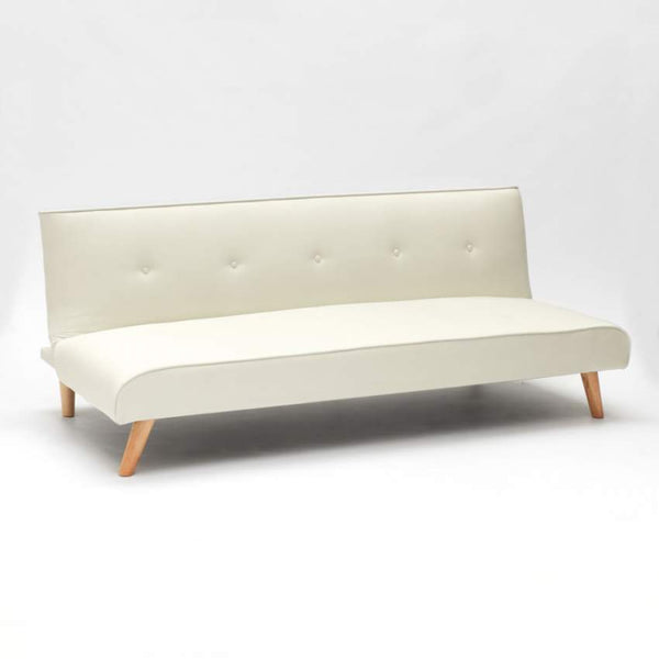 sconto Divano Letto 178x82x70 cm in Tessuto Bianco
