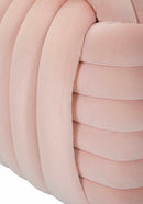 Puff Softy Rosa 45x45x45 cm in MDF e Cotone e Poliestere Rosa      