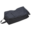 Set 2 Pezzi Base per Ombrellone da Giardino Ø36 Riempibile 25 Kg Tessuto Oxford Nero 50x50x18 cm 