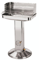 Barbecue a Carbone con Griglia 54x34cm in Acciaio Soriani Sun-Day