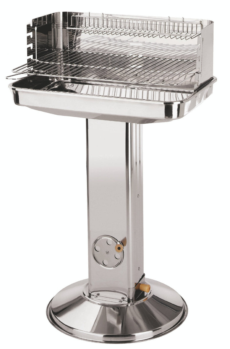 Barbecue a Carbone con Griglia 54x34cm in Acciaio Soriani Sun-Day