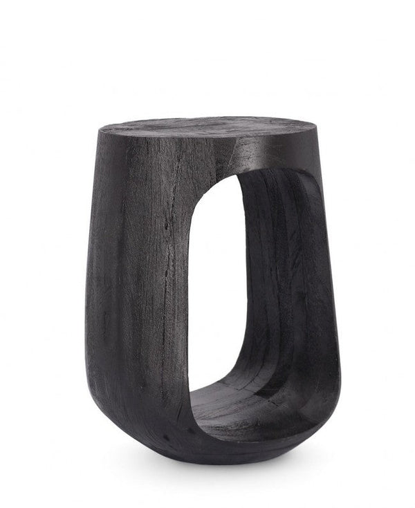 online Tavolino Ø 33x45 cm Caffèblack in Legno Black