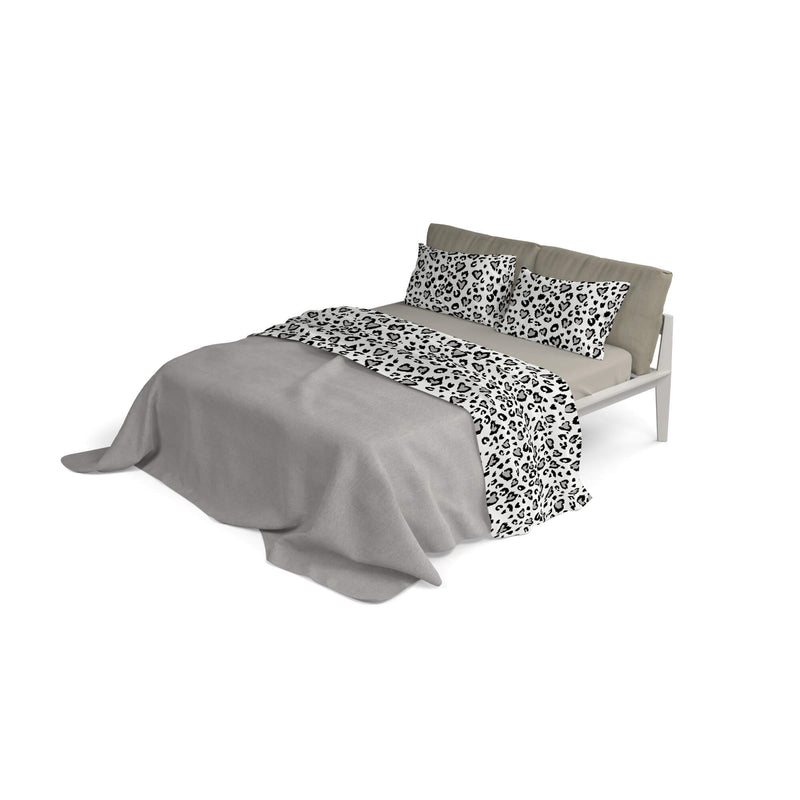 Set Lenzuola con Stampa Sopra Sotto e Federe Ingrid Varie Misure