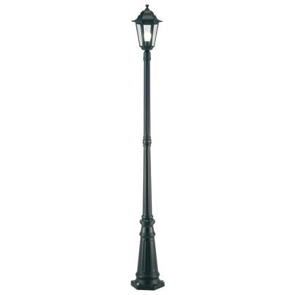 acquista Lampada Palo Alto per Giardino Colore Nero da Esterno Linea Esagonale Sovil