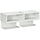 Set 2 Comodini Sospesi 40x29,5x33,5 cm in MDF Bianchi