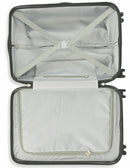 Trolley Valigia Bagaglio a Mano Rigida in Policarbonato 4 Ruote TSA Soriani Bianco