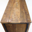 Mobile Braeden 100x40x86 h cm in Legno Marrone