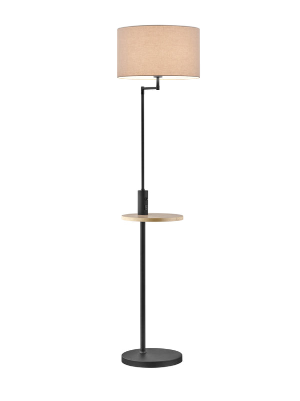 Piantana da Interno E27 in Metallo Nero Opaco sconto