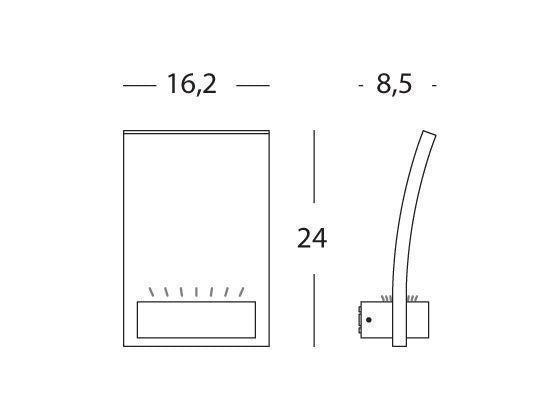 Applique da Esterno a LED 15W 4000K Sovil Alluminio