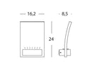 Applique da Esterno a LED 15W 4000K Sovil Bianco