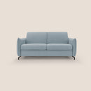 Divano Letto 3 Posti 215x95x96 cm in Tessuto Carta Da Zucchero