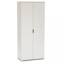 Armadio 2 Ante 75x38x174 h cm in Truciolare bilaminato Bianco