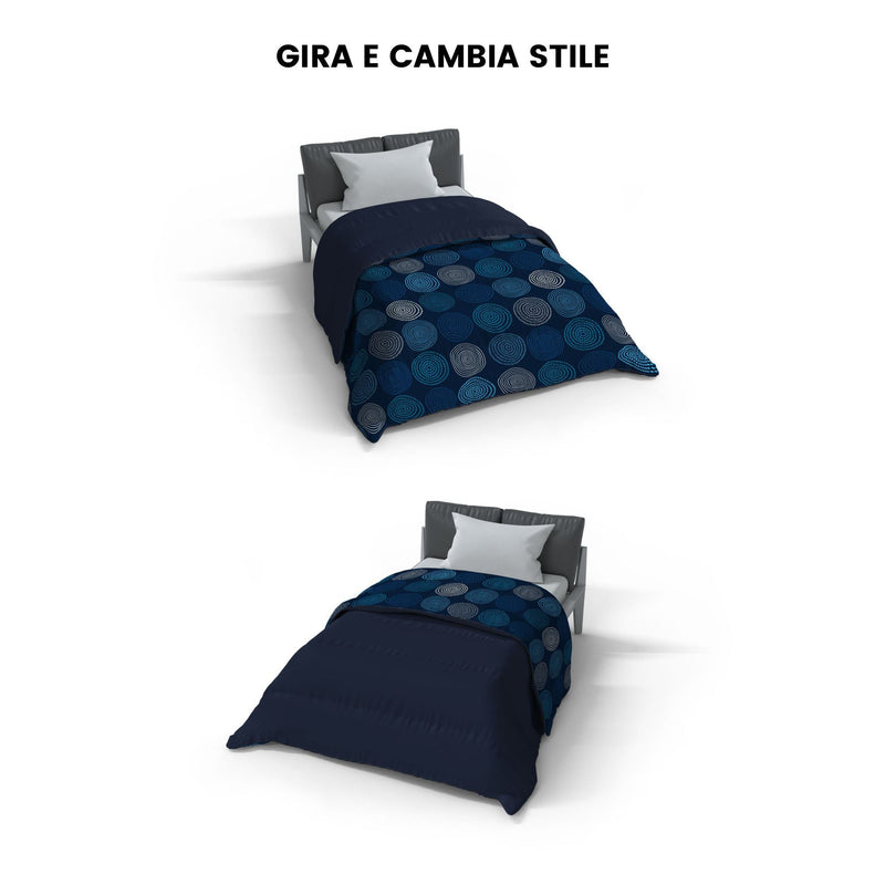 Trapunta Invernale Stampata in Microfibra 300gr Double Face Ipnotic Varie Misure