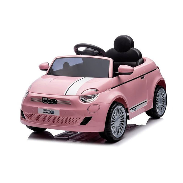 Auto Elettrica per Bambini Licenza Ufficiale Fiat 500e Batteria 12V Luci LED Rosa acquista