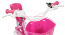 Bicicletta per Bambine 14" Disney Minnie Freni Caliper e Stabilizzatori in Acciaio Hi-Ten Rosa