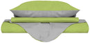 Copripiumino con Sacco e Federe Doubleface Verde Acido\/Grigio Chiaro Varie Misure