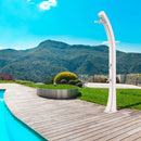 Doccia Solare da Giardino 40 L in Polietilene HD Rio XXL Bianco  