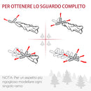 Albero di Natale Artificiale 210 cm 631 Rami Folti Verde 