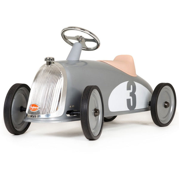 Auto Cavalcabile Vintage da Corsa per Bambini Baghera Rider Argento acquista