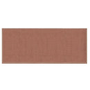 Tappeto Bagno Design Trama Semplice 50x150 cm in Cotone Marrone