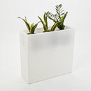 Vaso Luminoso da Esterno 79x74,7x29,1 cm In Polietilene Elegnace Led Bianco Caldo