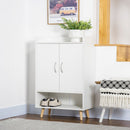 Mobile Scarpiera 60x30x92 cm in Legno Truciolare Bianco