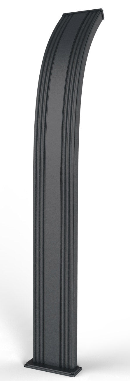 Doccia Solare da Esterno Giardino 40L Miscelatore e Lavapiedi Arkema Dada Grigio Antracite online