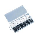 Cassetta con 390 Chiodini Fermacavi Ferma Cavi Kinzo