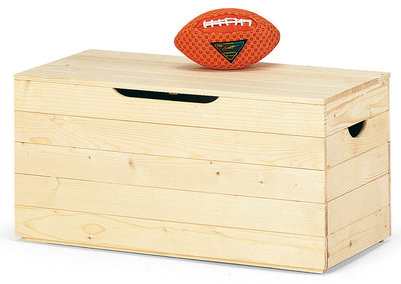 Cassapanca Baule Rettangolarein Legno Pino Grezzo 85x45x45 cm Fumer Super Jolly