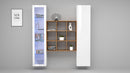 Parete Attrezzata Soggiorno 170x30x180 cm Maruska n°25 Bianco Lucido