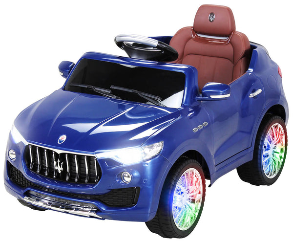 Macchina Elettrica per Bambini 12V con Licenza Maserati Levante Deluxe Blu sconto