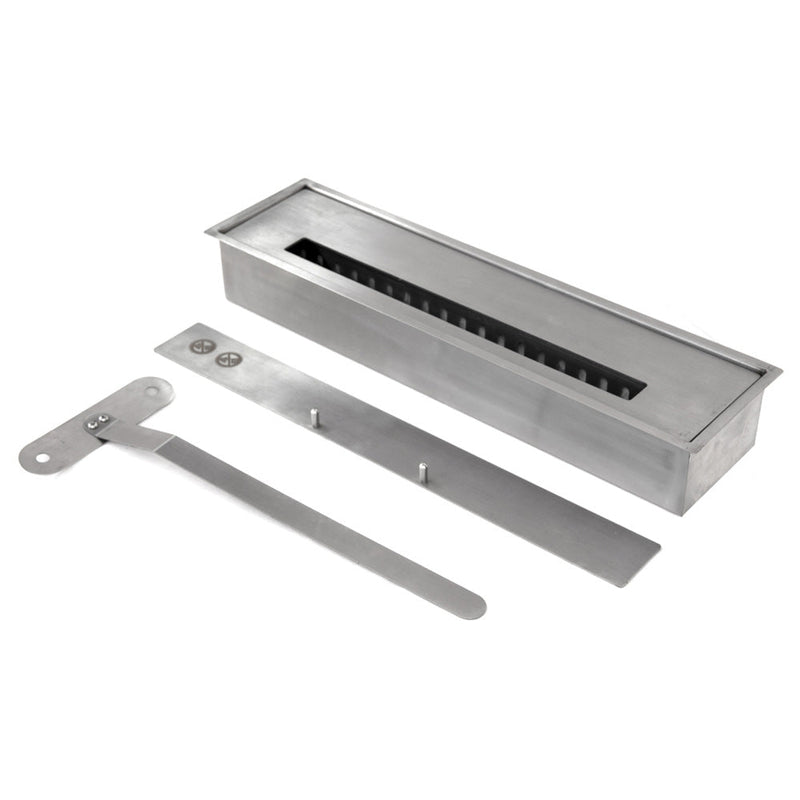 Camino a Bioetanolo da Pavimento 112x36x95 cm Clinton Bianco