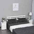 Set 2 Comodini 1 Cassetto 1 Antina in Legno  bianco