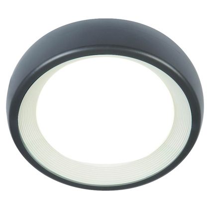 online Lampada Plafoniera 8W a Led Smd Tonda Piccola Colore Grigio Grafite per Esterno Linea Loft Sovil