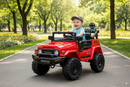 Macchina Elettrica per Bambini 12V Toyota Cruiser Rossa