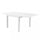 Tavolo Allungabile Hawaii 90/180x90x75 h cm in Alluminio Bianco