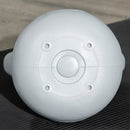 Kettlebell per Allenamento 10 Kg Base Piatta e Impugnatura per Stacchi in PU e Sabbia Verde Scuro