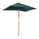 Ombrellone da Giardino Rettangolare 2x1,5m  Mauritz Verde