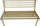 Panchina da Giardino 127x61x80 cm Montecarlo in Acciaio  Tortora