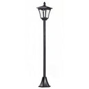 Lampione da Giardino Led a Energia Solare Nero 160 cm 