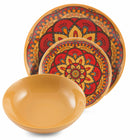 Servizio Piatti 18 Pezzi in Porcellana e Gres Villa d'Este Home Tivoli Cala Saona Multicolor