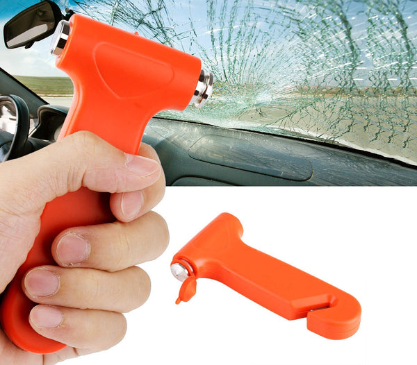 acquista Martello Frangivetro per auto camper con lama taglia cinture con supporto