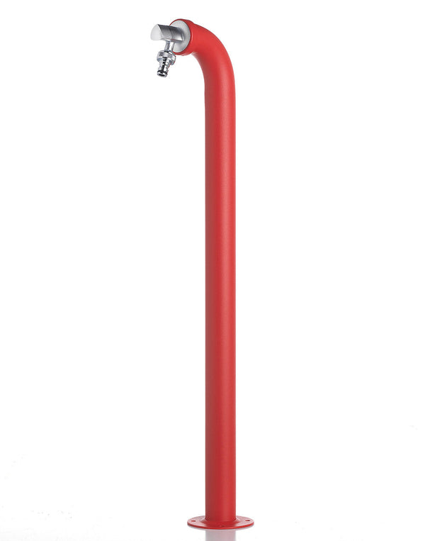 Fontana da Giardino con Rubinetto Belfer 42/PS Rosso sconto