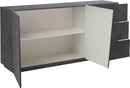 Credenza 2 Ante + 3 Cassetti 180x43x86 cm Vega Ardesia