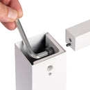 Set Struttura e Gambe Tavolo 750x750 mm in Acciaio Emuca Bianco