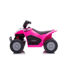 Quad Elettrico per Bambini Licenza Ufficiale Honda TRX 250X Luci LED e Bluetooth Rosa