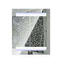 Specchio Armadietto da Bagno Pensile Illuminato con Luci LED 50x60x15 cm 