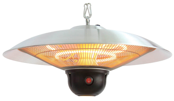 acquista Stufa da Esterno Lampada Riscaldante Elettrica a Sospensione 1800W Kraus Phoebe